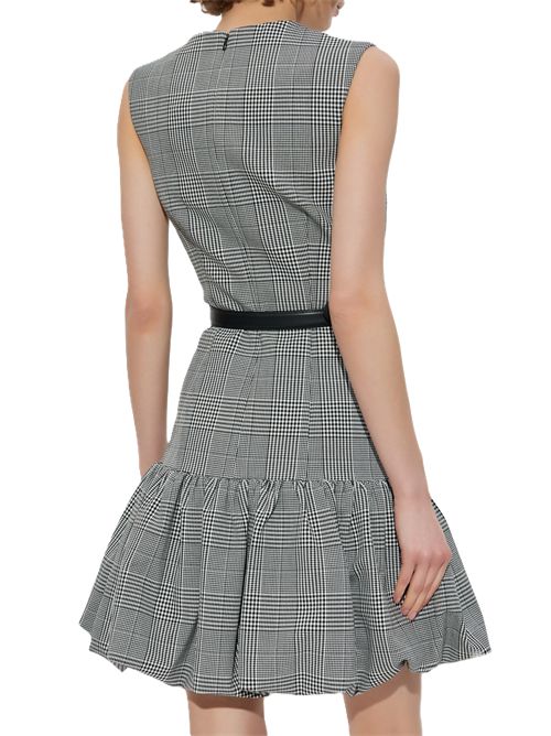 Abito Self-Portrait  con motivo a quadri SELF-PORTRAIT | 017SA-BWBLACK AND WHITE